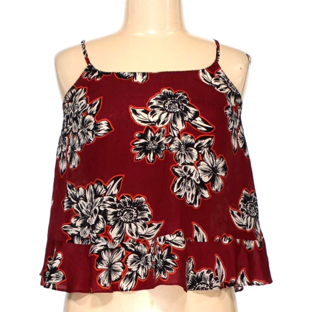 Anthropologie Maeve Silk Floral Cami Size 2